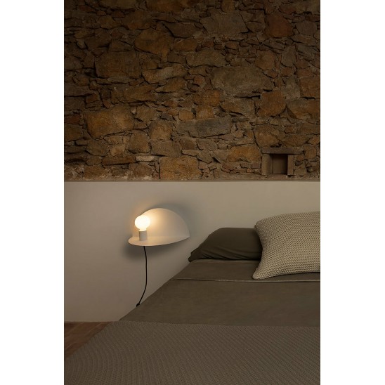 NIT Left white wall lamp
