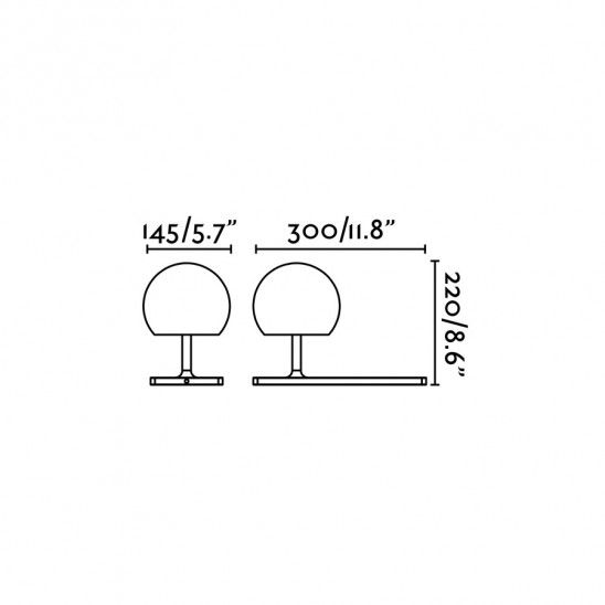 NIKO LED White table lamp