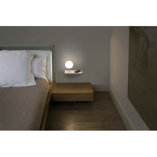 NIKO LED Right white wall lamp