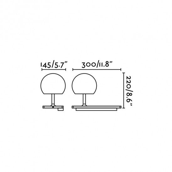 NIKO LED Right white wall lamp