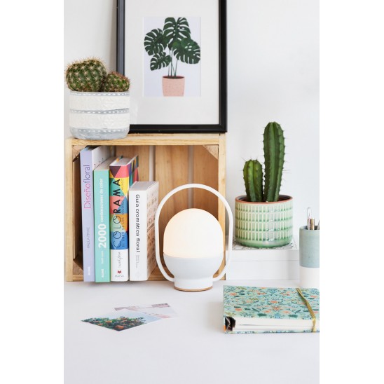 TAKE AWAY LED White portable lamp